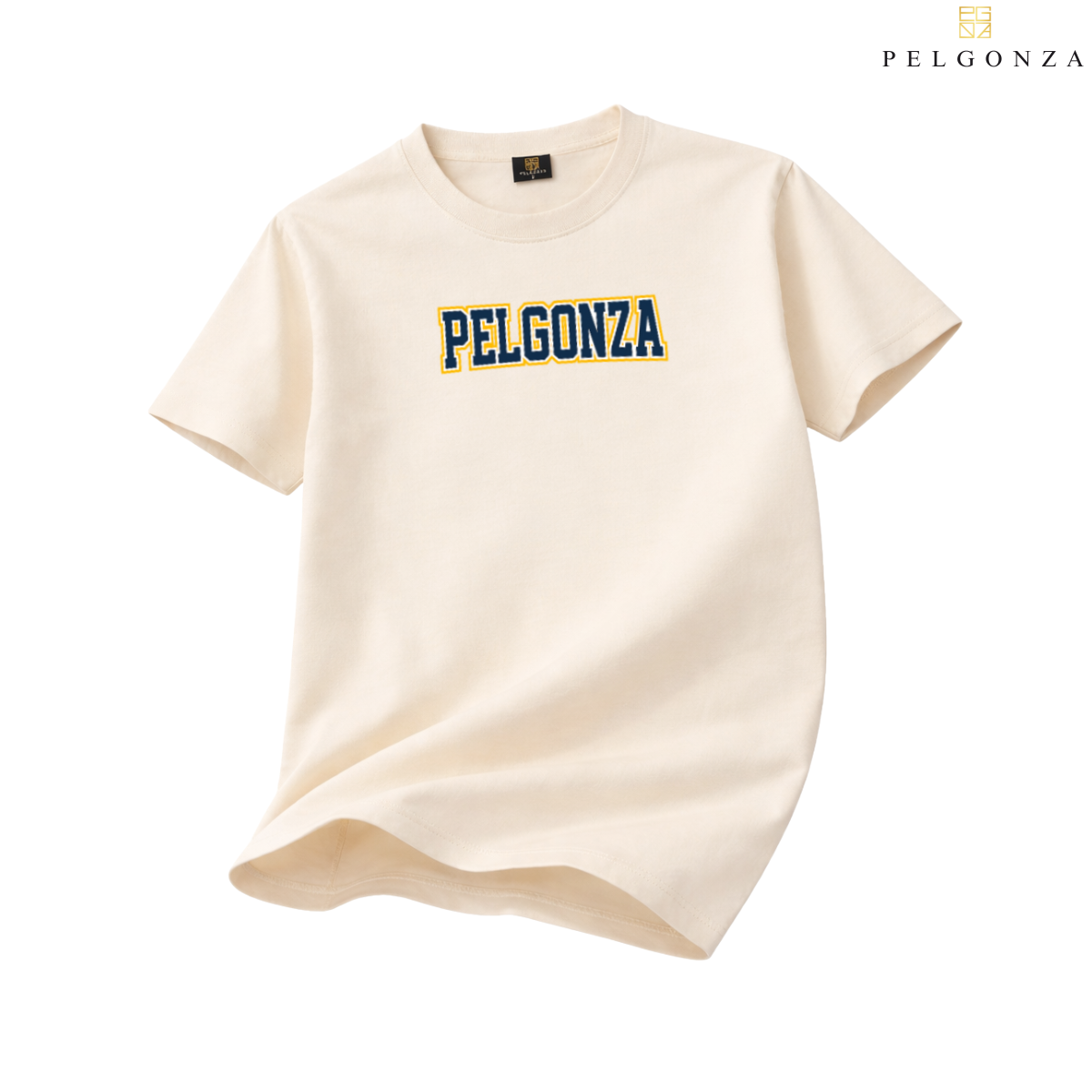 PELGONZA Unisex | Varsity shirt style | – Korean Inspired Cotton T-Shirt, Soft & Trendy Stylish