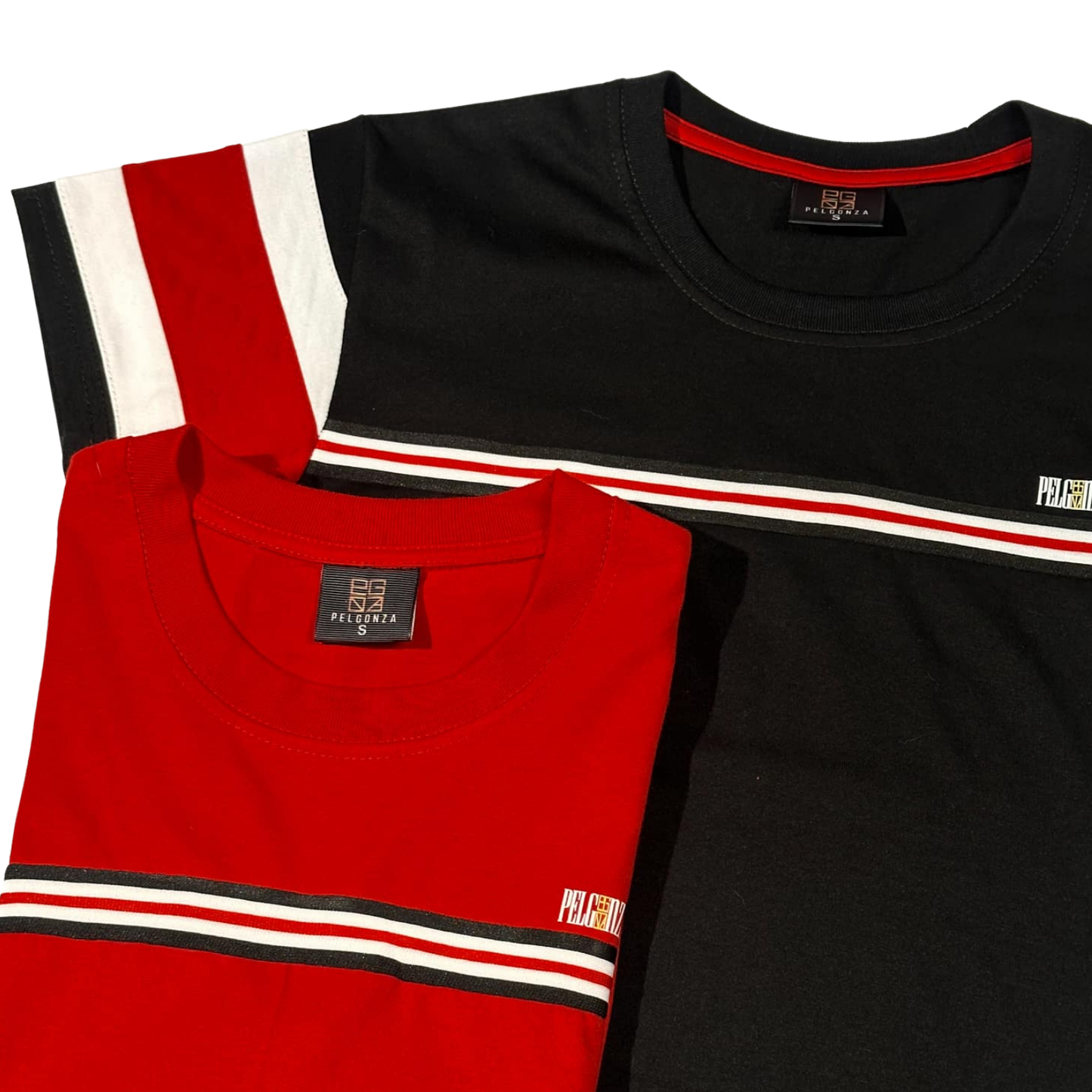 PELGONZA Unisex Color Block Tee – Korean Inspired Cotton T-Shirt, Soft & Trendy Stylish Casual Fit