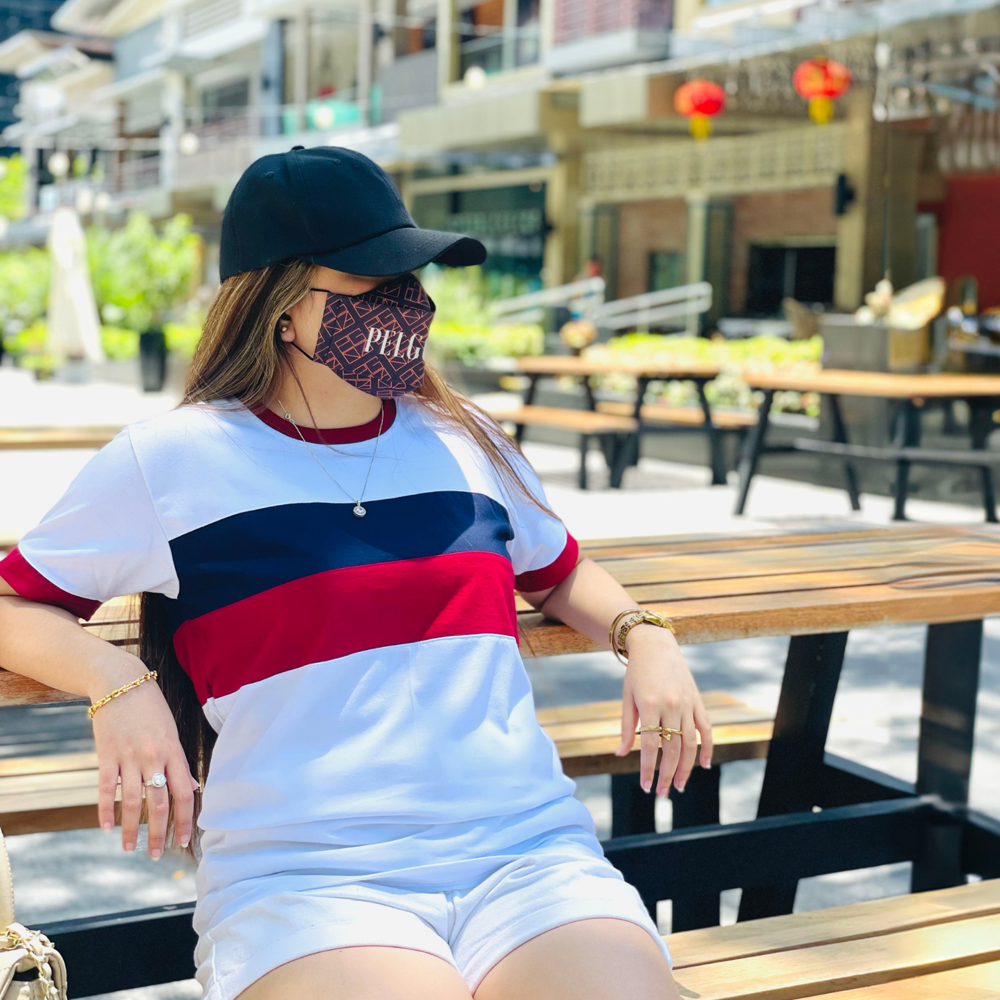 PELGONZA Unisex Color Block Tee – Korean Inspired Cotton T-Shirt, Soft & Trendy Stylish Casual Fit