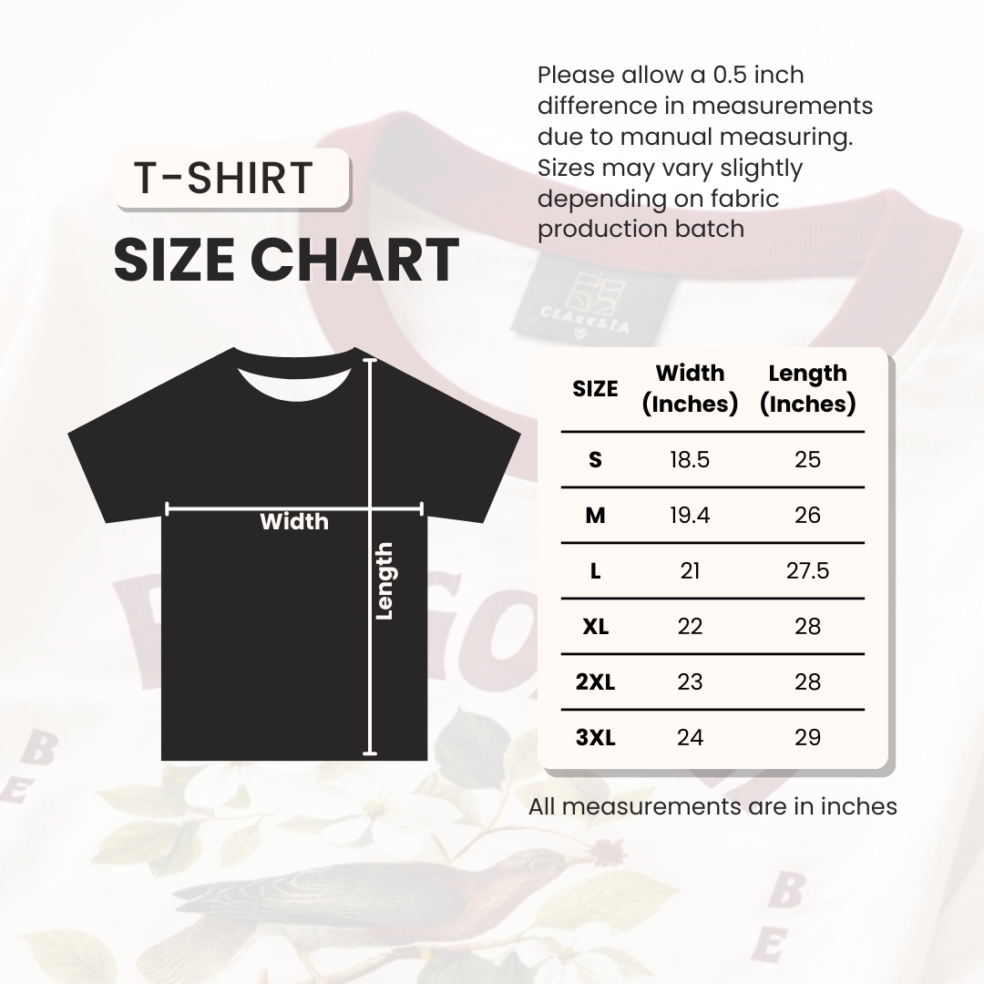 PELGONZA Unisex Offwhite Ringer Tee