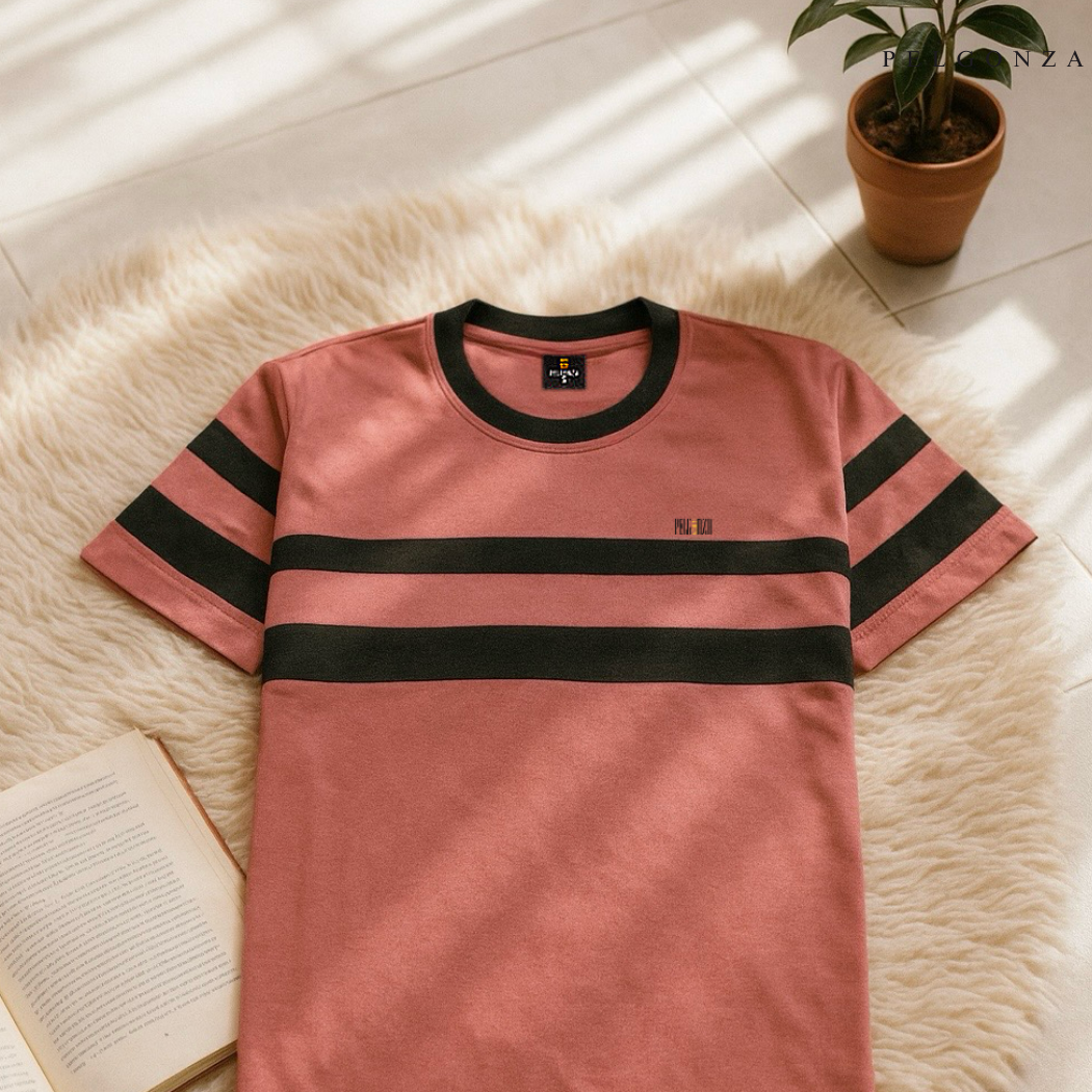 Pelgonza Elegant Old rose , | Retro Korean Streetwear Cotton Tee | Casual Short Sleeve Crewneck Top for Men & Women | Trendy Oversized Fit | Comfortable Everyday Outfit | Sizes S-3XL |