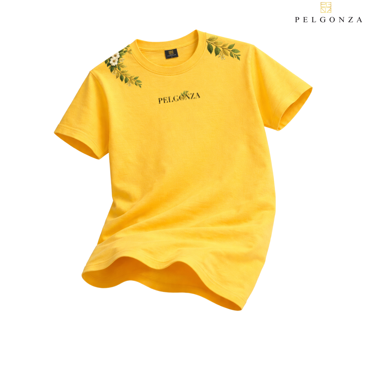 PELGONZA Unisex | Elegant leaves print