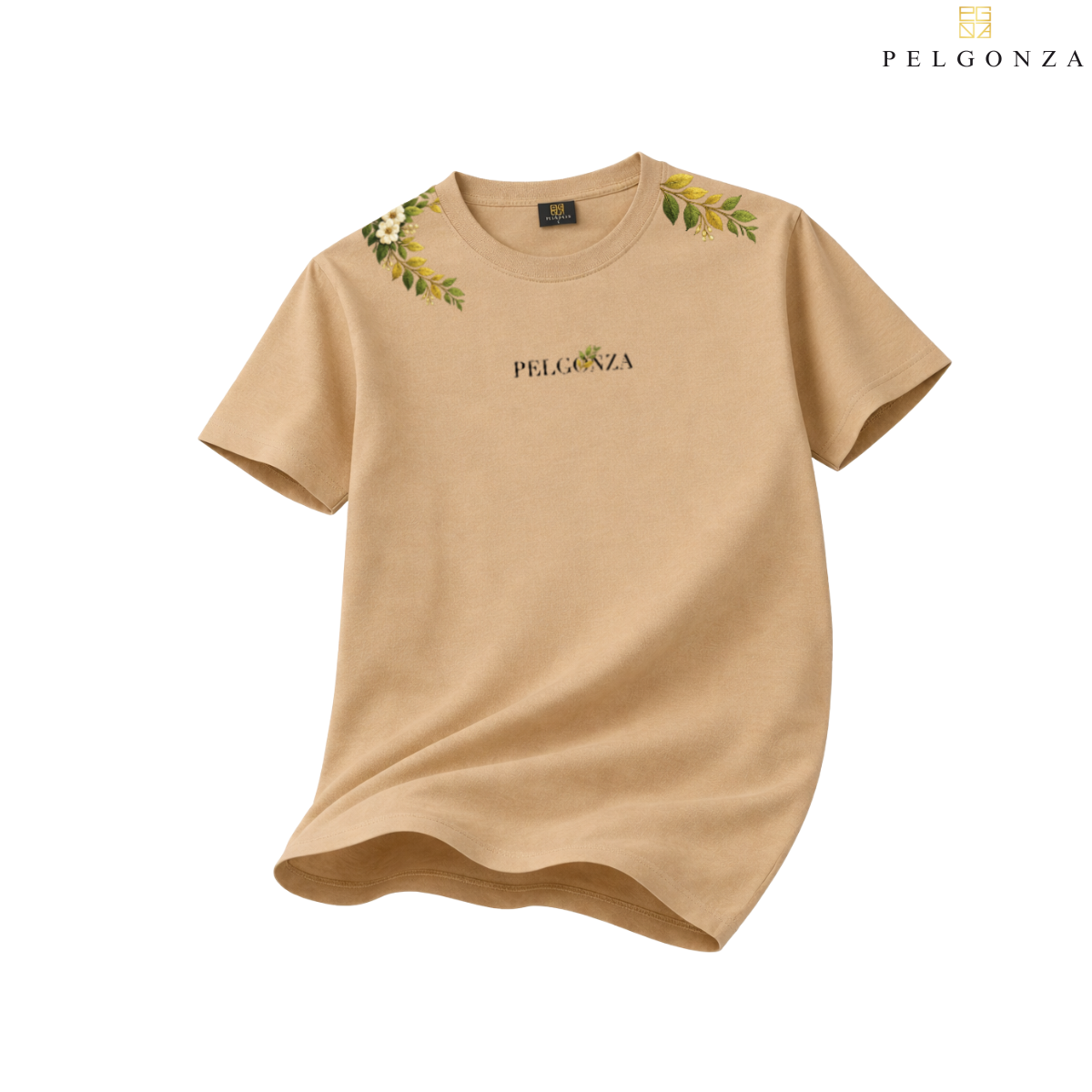 PELGONZA Unisex | Elegant leaves print