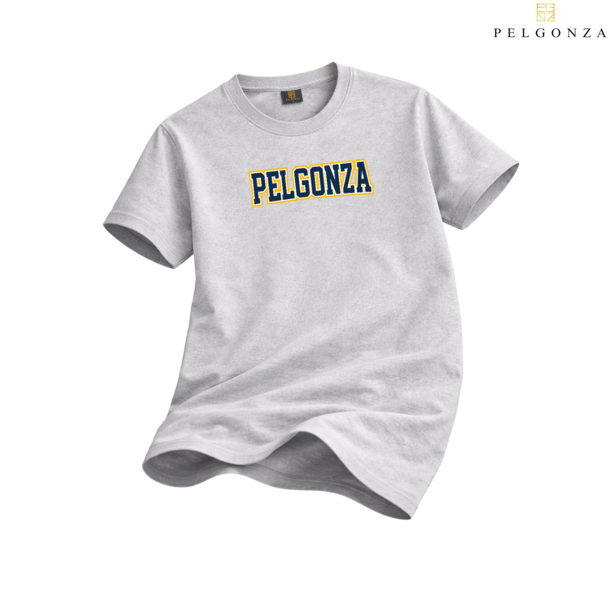 PELGONZA Unisex | Varsity shirt style | – Korean Inspired Cotton T-Shirt, Soft & Trendy Stylish