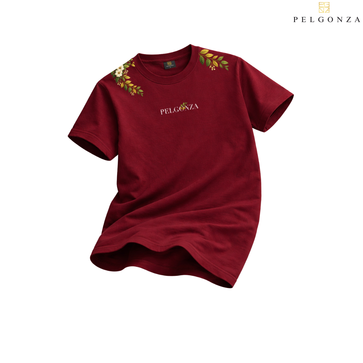 PELGONZA Unisex | Elegant leaves print