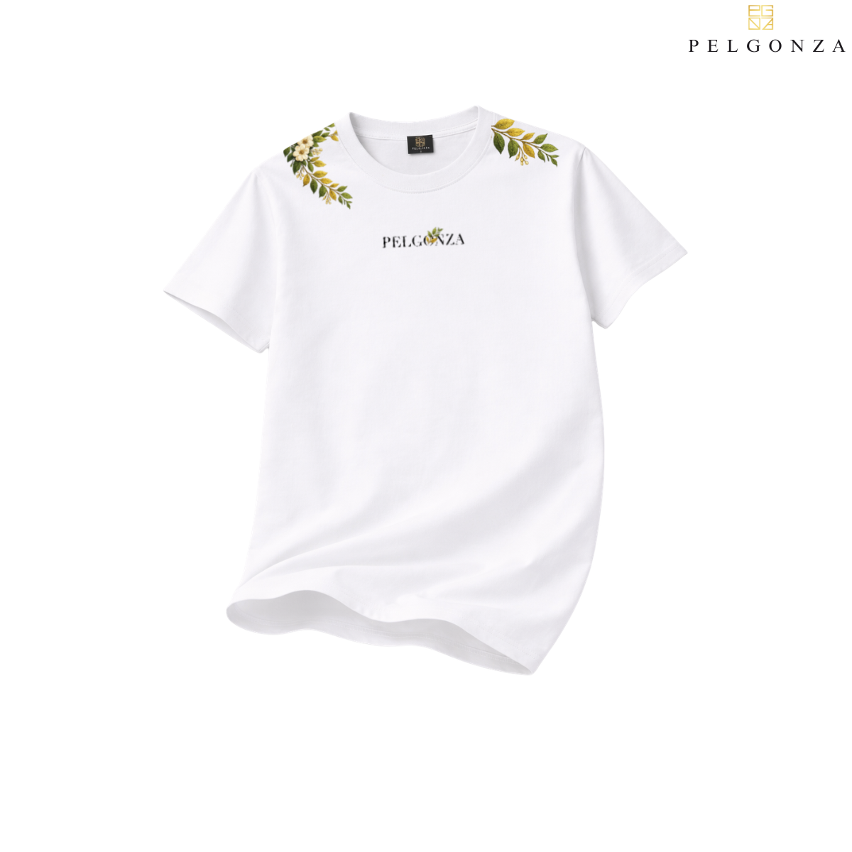 PELGONZA Unisex | Elegant leaves print