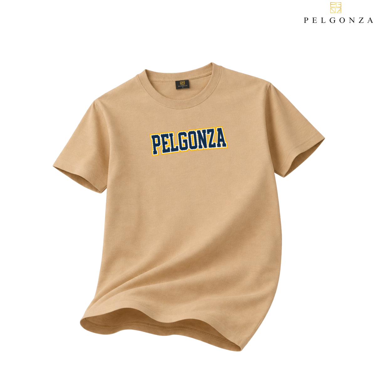 PELGONZA Unisex | Varsity shirt style | – Korean Inspired Cotton T-Shirt, Soft & Trendy Stylish
