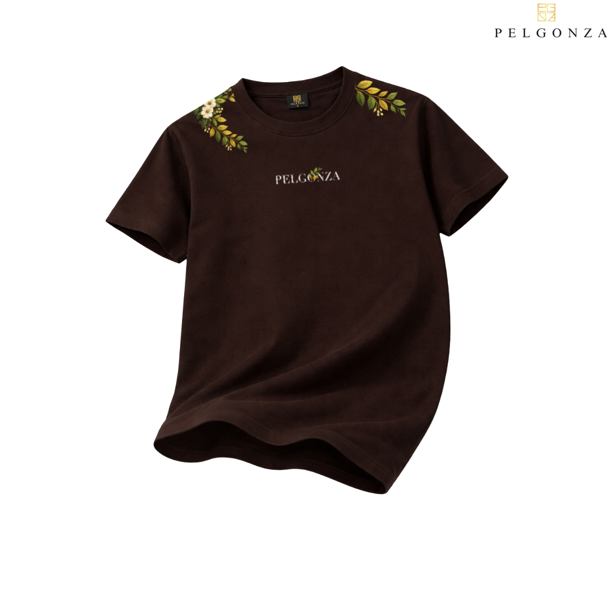 PELGONZA Unisex | Elegant leaves print