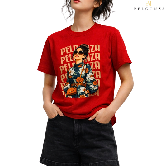 PELGONZA Unisex | Elegant Ponytail Girl