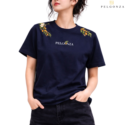PELGONZA Unisex | Elegant leaves print