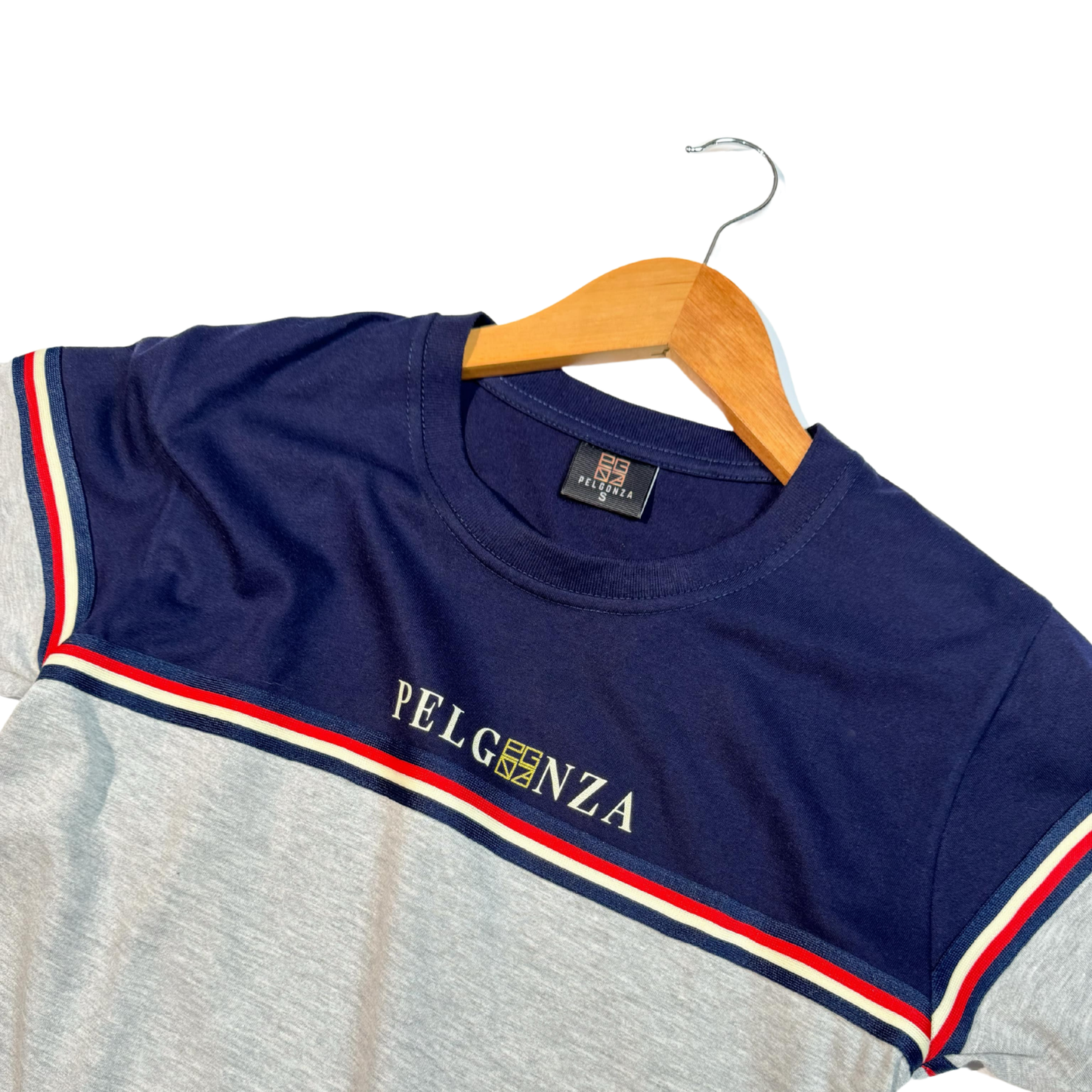 PELGONZA Unisex Color Block Tee – Korean Inspired Cotton T-Shirt, Soft & Trendy Stylish Casual Fit