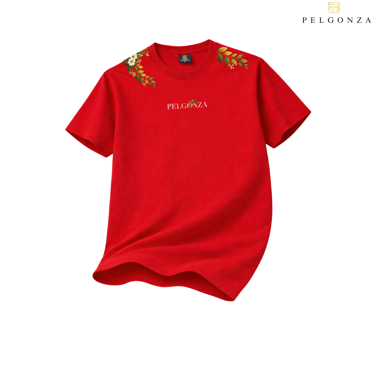 PELGONZA Unisex | Elegant leaves print