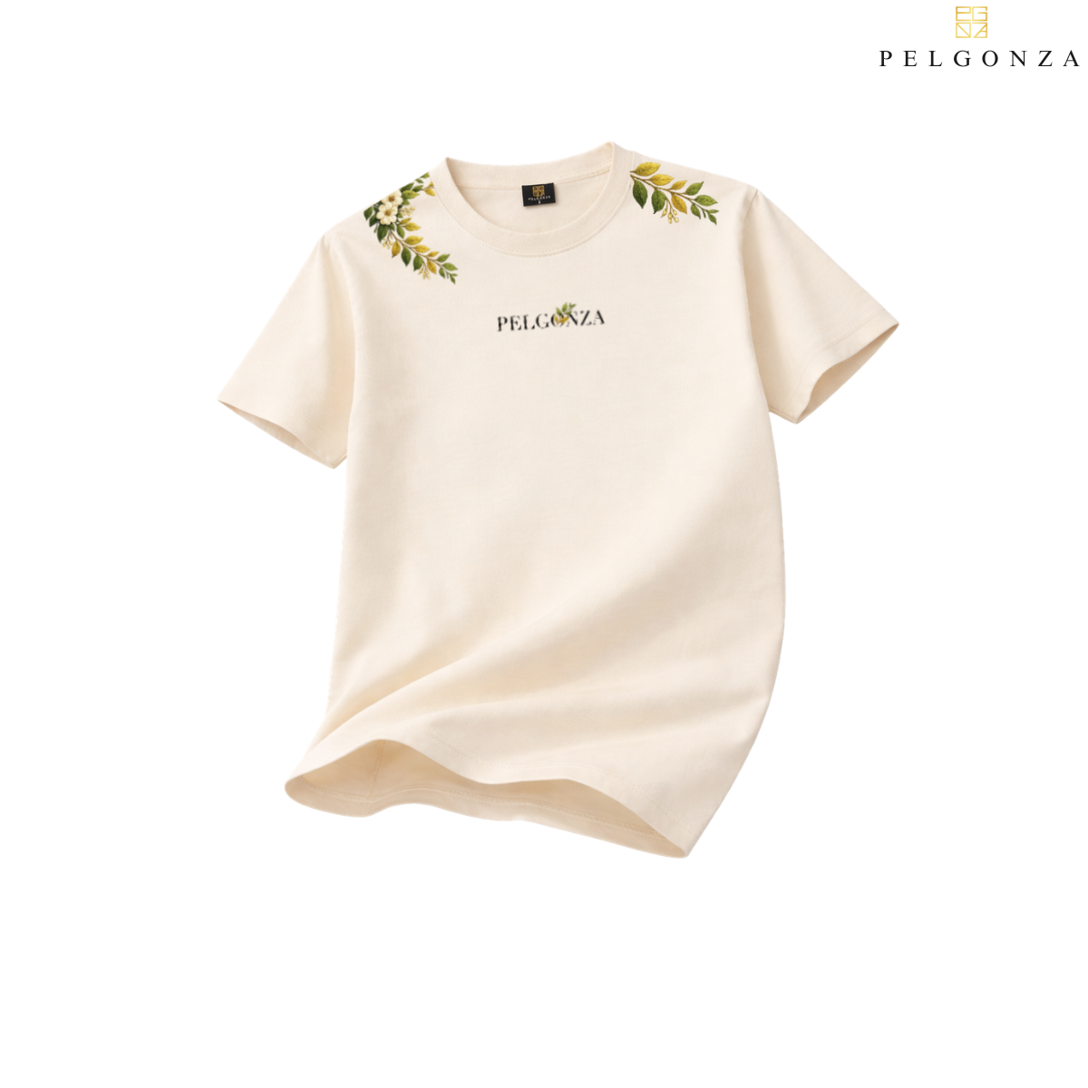 PELGONZA Unisex | Elegant leaves print