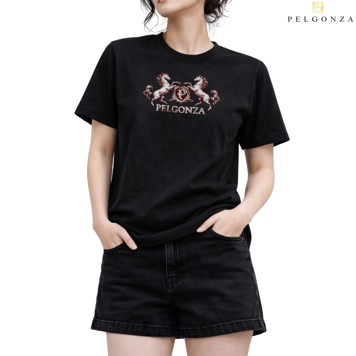 PELGONZA Unisex | Elegant Horse emblem