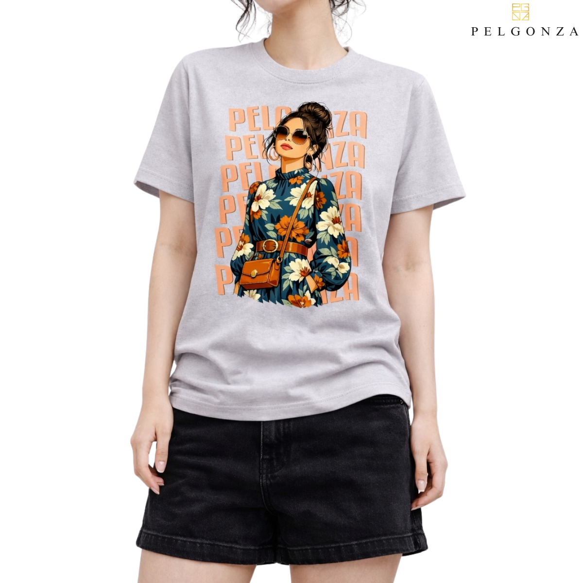 PELGONZA Unisex | Elegant Ponytail Girl