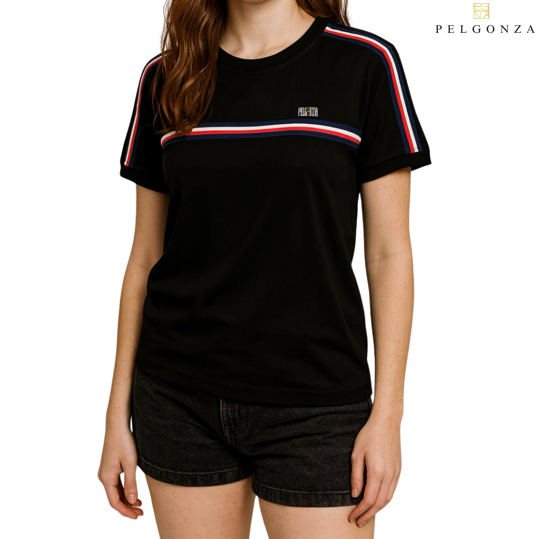 PELGONZA Unisex Ringer T-Shirt | Cotton Crewneck Casual Top for Men & Women | Retro Korean Streetwear Tee | Short Sleeve Comfortable Everyday Shirt | Sizes S-3XL | White, Yellow, Green, Black Color Block Style