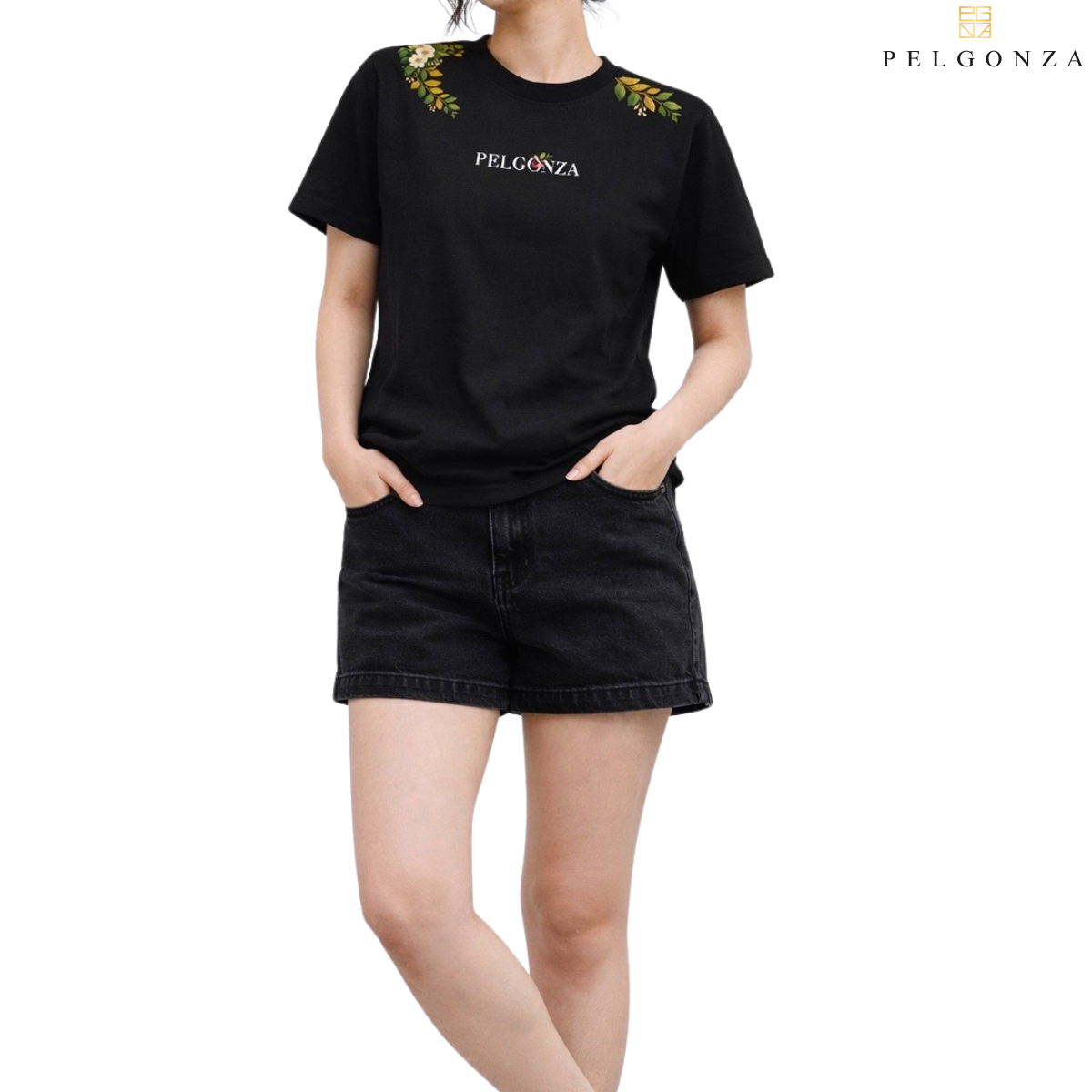 PELGONZA Unisex | Elegant leaves print