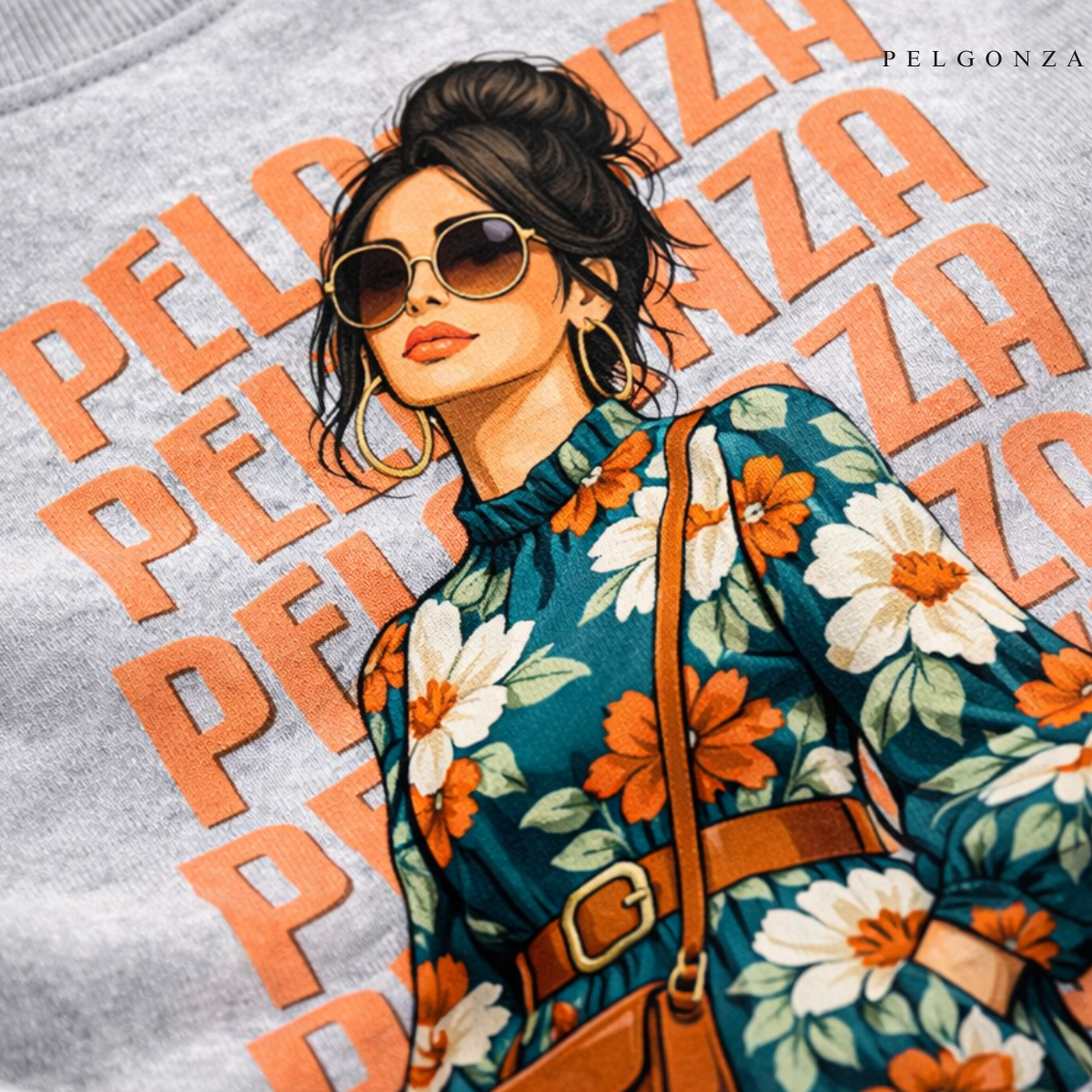 PELGONZA Unisex | Elegant Ponytail Girl