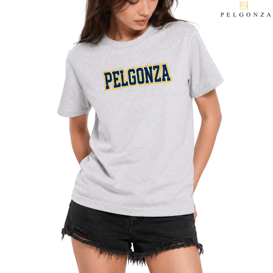 PELGONZA Unisex | Varsity shirt style | – Korean Inspired Cotton T-Shirt, Soft & Trendy Stylish