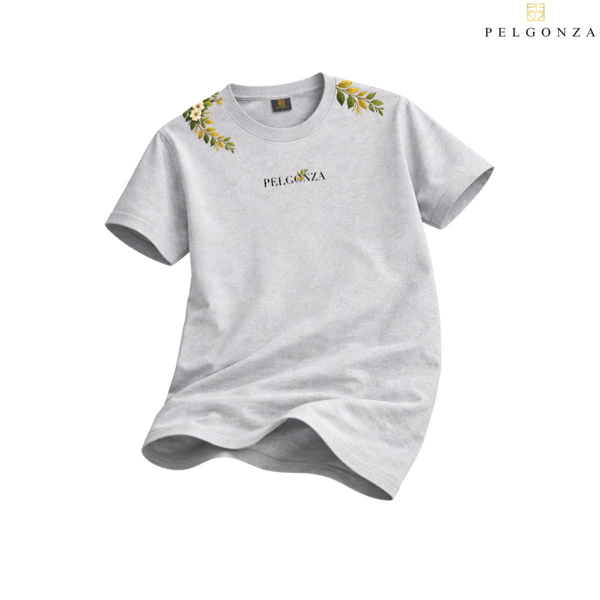 PELGONZA Unisex | Elegant leaves print