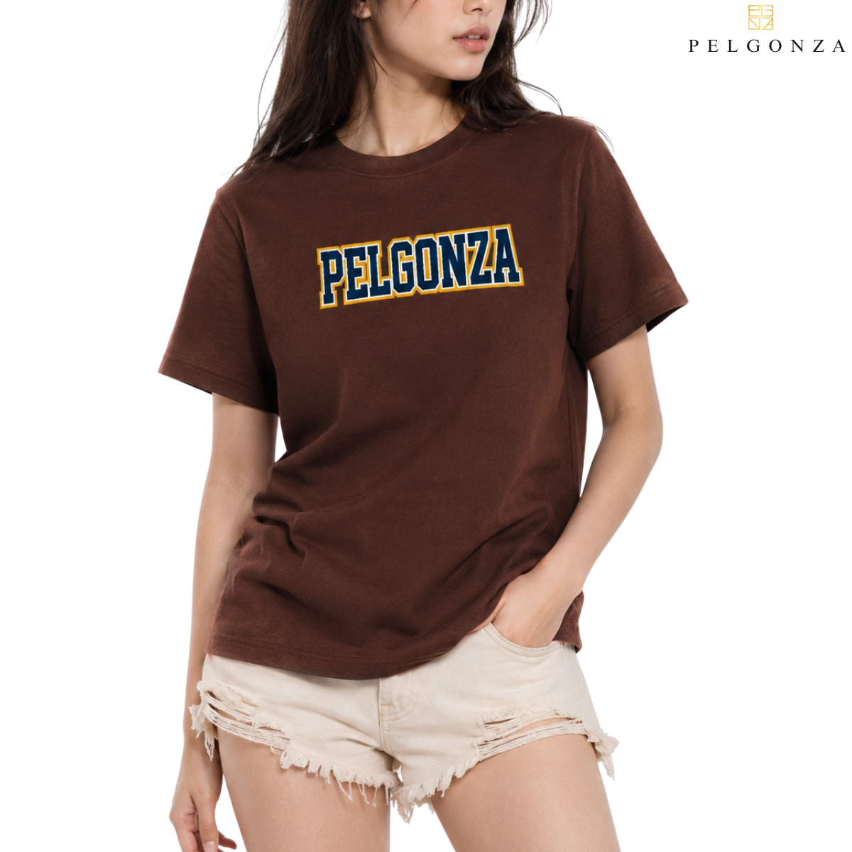 PELGONZA Unisex | Varsity shirt style | – Korean Inspired Cotton T-Shirt, Soft & Trendy Stylish