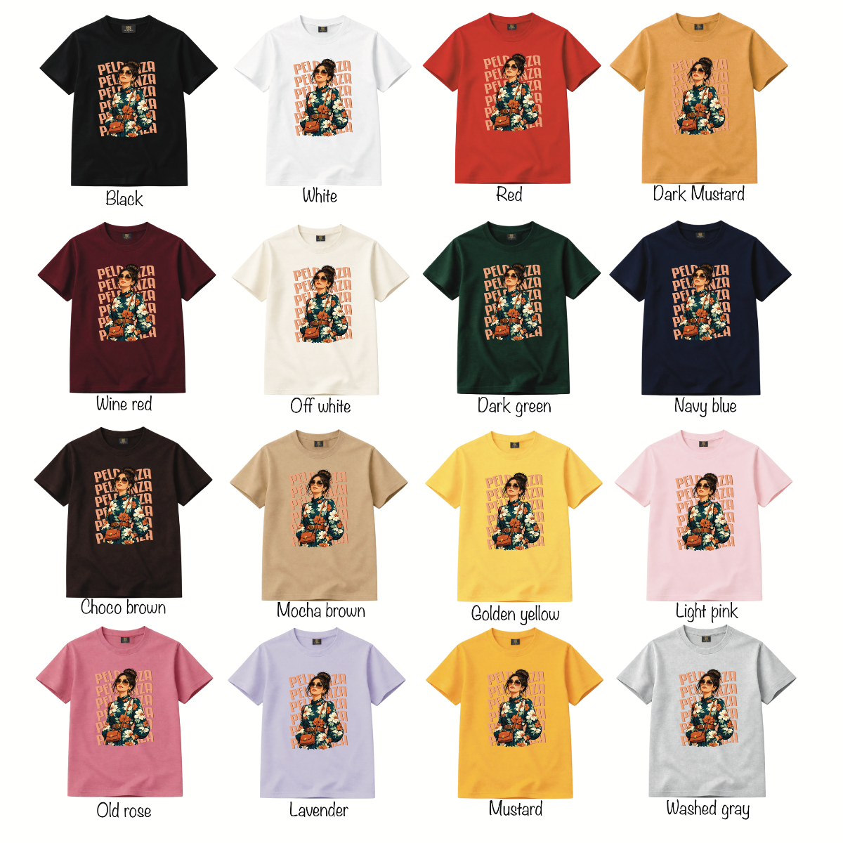 PELGONZA Unisex | Elegant Ponytail Girl