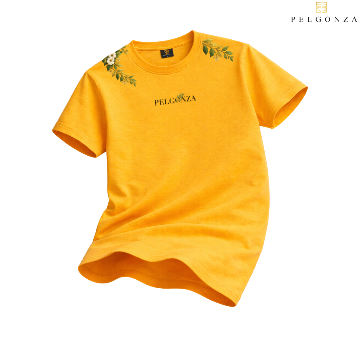 PELGONZA Unisex | Elegant leaves print