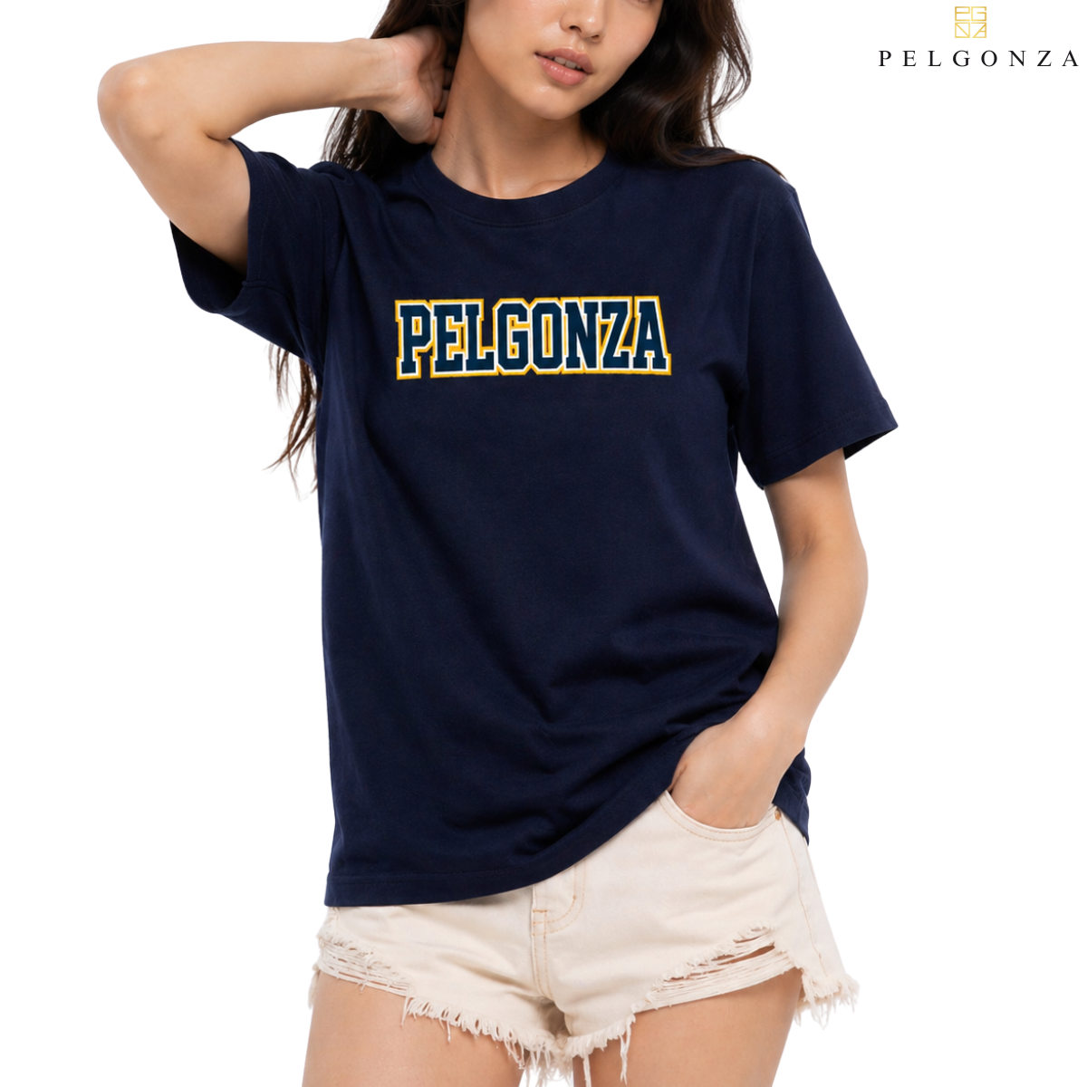 PELGONZA Unisex | Varsity shirt style | – Korean Inspired Cotton T-Shirt, Soft & Trendy Stylish